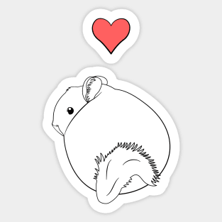 Love Chinchilla Sticker